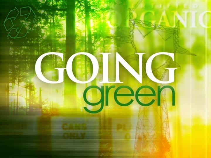 going green